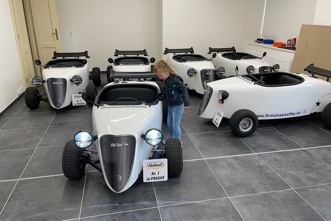 1-Hour Ride Across the Prague in Mini Hot Rod Car - The briefing and first minutes behind the wheel