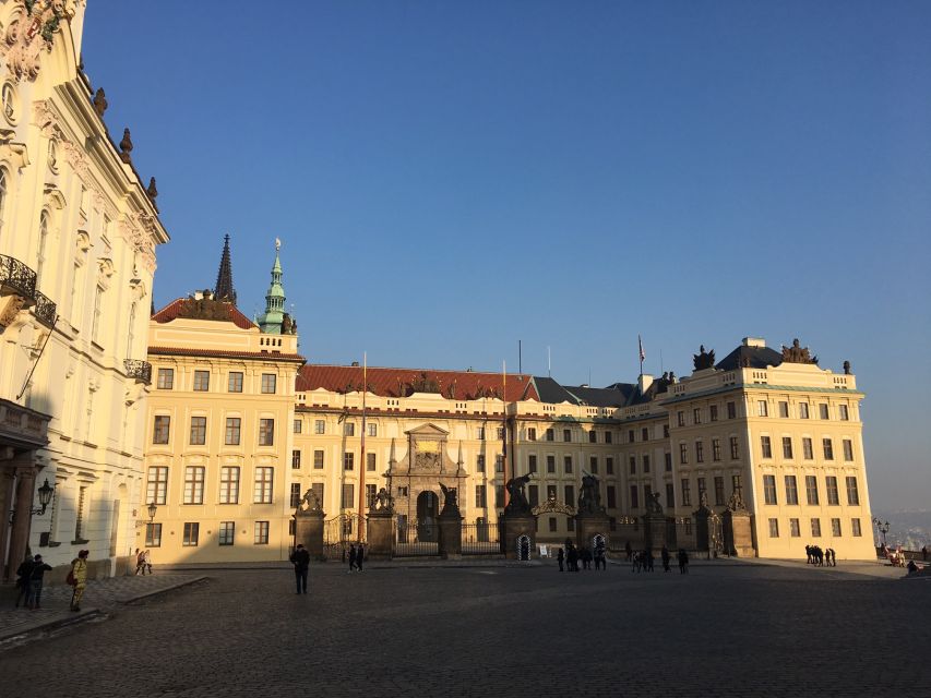 3-Hour Prague Castle & Interiors Tour - The downhill walk toward Lesser Town and Charles Bridge