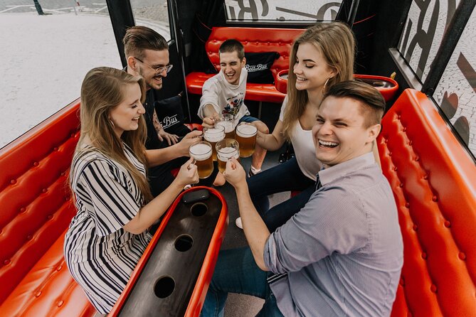 Adults-only Prague Beer Bus Tour - Old Town streets, Parizska Street, and Old Town Square