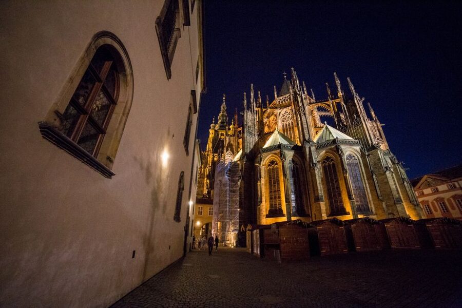 Alchemy and Mysteries of Prague Castle Walking Tour - Prague Castle and St. Vitus Cathedral after dark