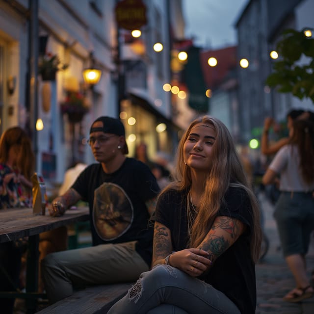 Alternative tour of Letna art district - A burger, local drinks, and a pause in the route