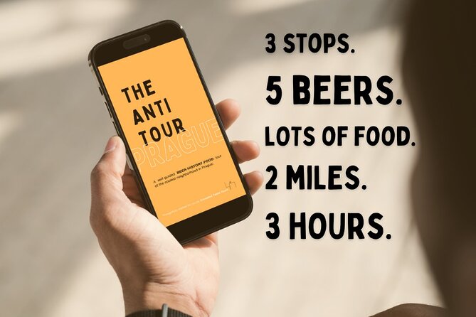 Anti Tour Prague - Self Guided Beer and Food Tour - A beer tour that leaves Prague’s center behind