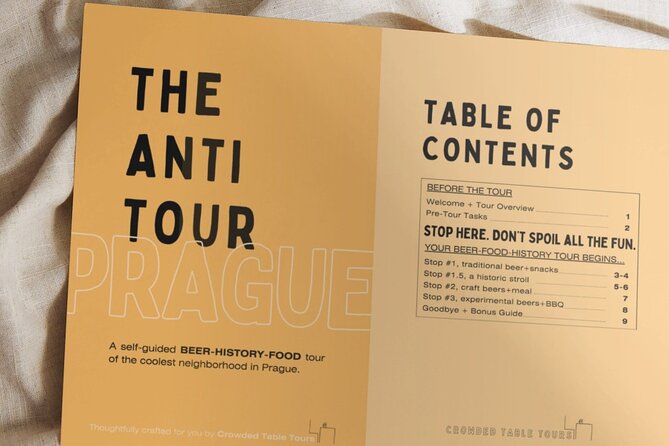Anti Tour Prague - Self Guided Beer and Food Tour - Is $17 good value for a private group?