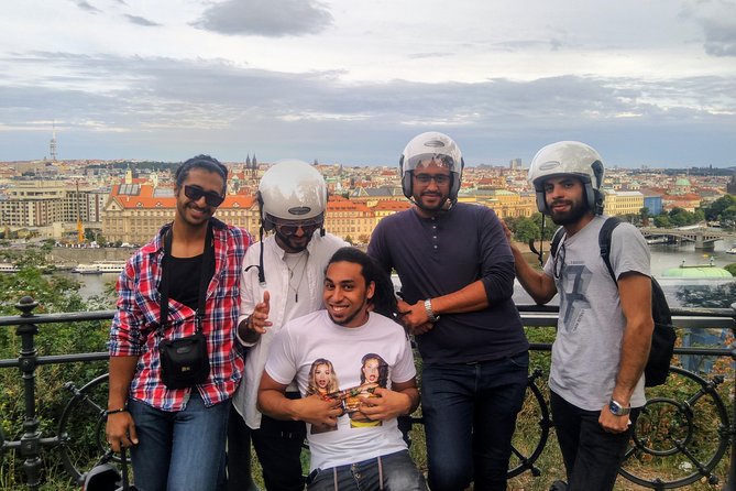 Big scooter tour of Prague, for two (audio guide) - Riegrovy Sady and the first city views
