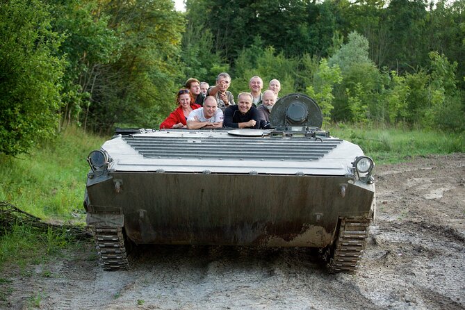 BMP tank driving experience Prague - The vehicle collection adds welcome context