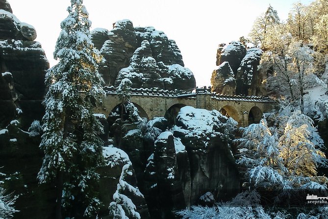 Bohemian And Saxon Switzerland Winter Tour from Prague - A Czech lunch near Hrensko