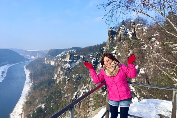 Bohemian And Saxon Switzerland Winter Tour from Prague - Second stop: Pravcicka Gate and Sokoli Hnizdo