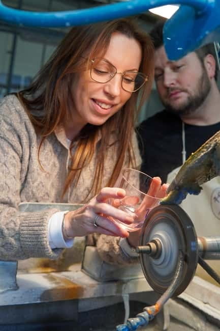 Bohemian glassworks excursion from Prague - The optional moment as a glassblower