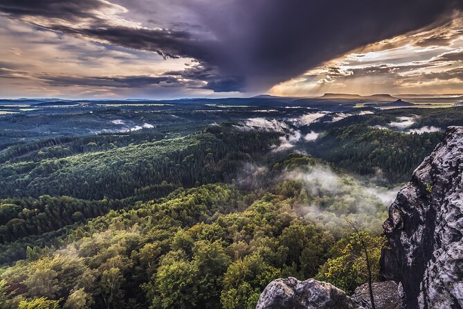 Bohemian Switzerland From Prague with Brewery Tour & Beer Tasting - Bastei Bridge and the German side of the park