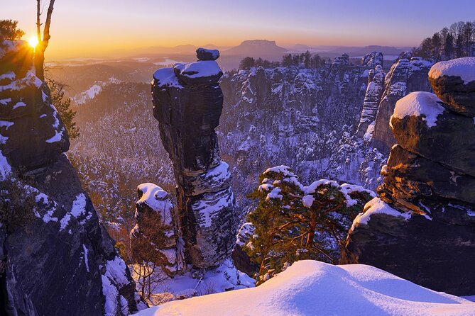 Bohemian Switzerland From Prague with Brewery Tour & Beer Tasting - Tisa Rocks and the easy walk through sandstone
