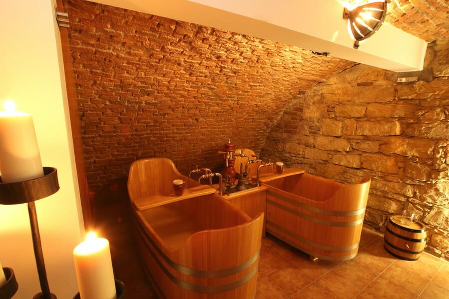Caroline Bernard Beer Spa Prague with Beer & Massage Option - Arriving at Hotel Spa Caroline