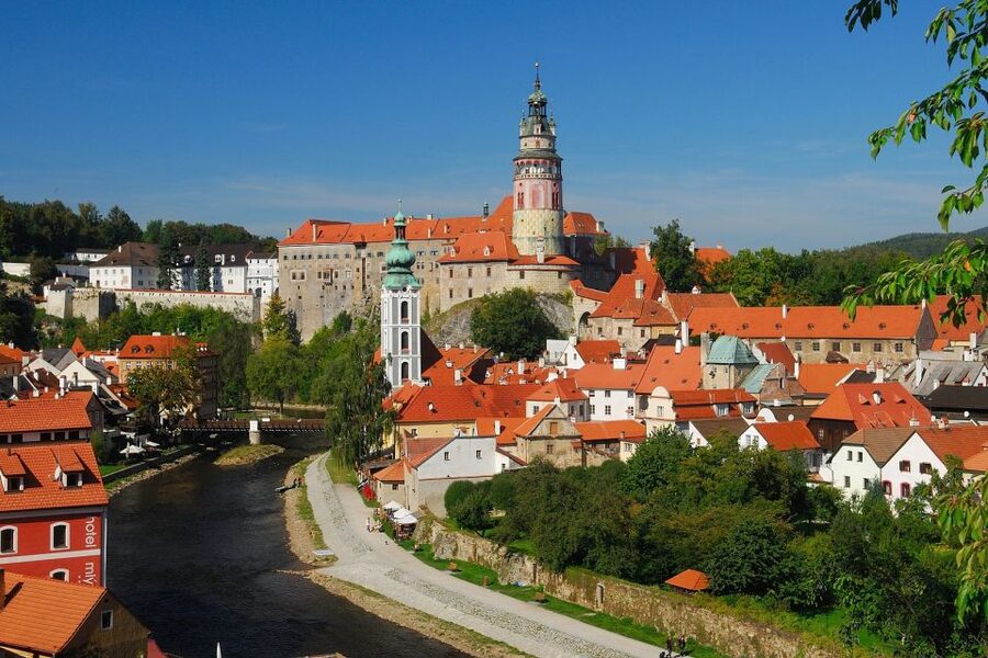 Český Krumlov - with entrance to the castle - Meeting the tour at náměstí Republiky