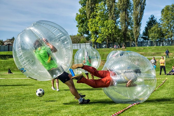 Crazy Bubbles - Bubble Football & Other Activities - How the two-hour session is organized