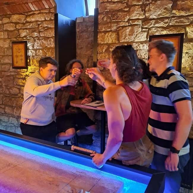 Crew Bar Prague: Open bar, ping pong or shuffleboard game - A quick game with drinks at its center