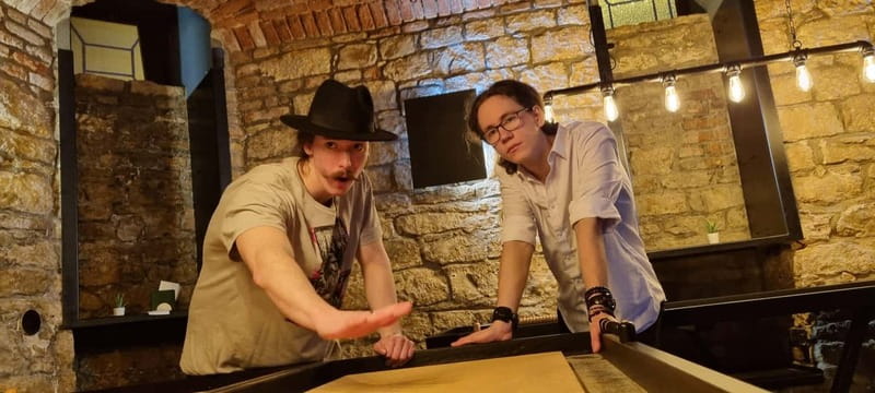 Crew Bar Prague: Open bar, ping pong or shuffleboard game - Who will get the most from this experience