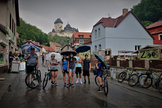 E Bike Day Trip I Visit a Roman Castle and Taste Craft Beer - From Prague pickup to the river paths