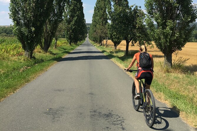 E-Bike Full-Day Trip From Prague:The Mighty Karlstejn Castle - Starting at the edge of Prague, not in city traffic