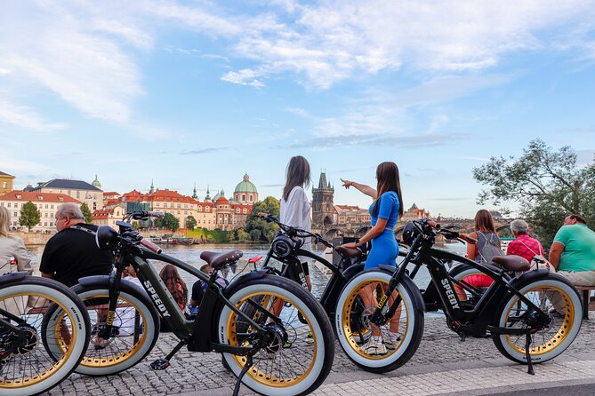 Ebike Sunset tour of Prague - Wenceslas Square and the National Museum