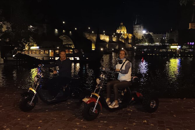 Electric Trike Night Tour in Prague - Live Guided - Strahov Monastery and the monastery beer stop
