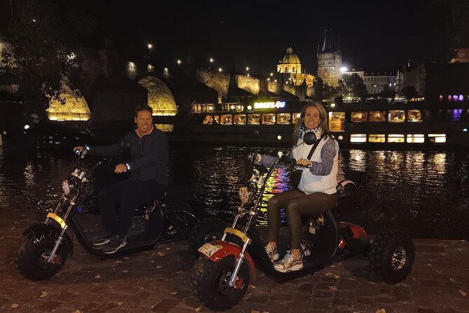Electric Trike Night Tour in Prague - Live Guided - Franz Kafka Museum and Rudolfinum