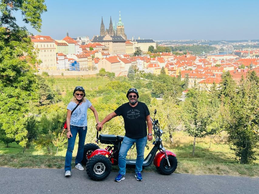 Electric Trike Sunset Prague Tour - The Prague Giant Metronome and Letná Viewpoint