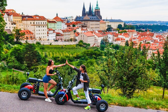 Electric Trike Tour in Prague - City Sightseeing & Fun Riding - Prague Castle and St. Vitus Cathedral from outside