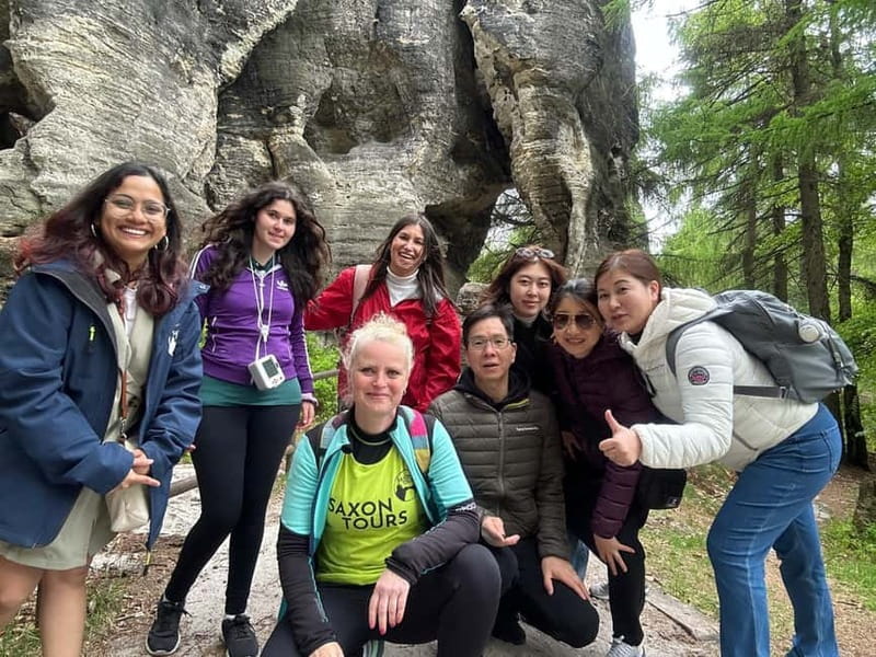 From Prague: Bohemian & Saxon Switzerland All-Inclusive Tour - Kamenice Gorge by boat and gondola