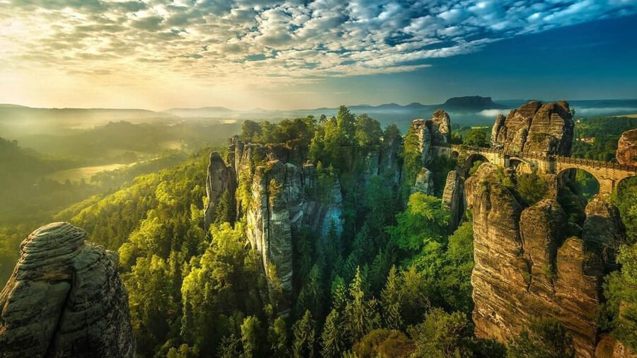 From Prague: Bohemian & Saxon Switzerland Iconic Day Trip - Pravčická Gate and the Bohemian Switzerland stop