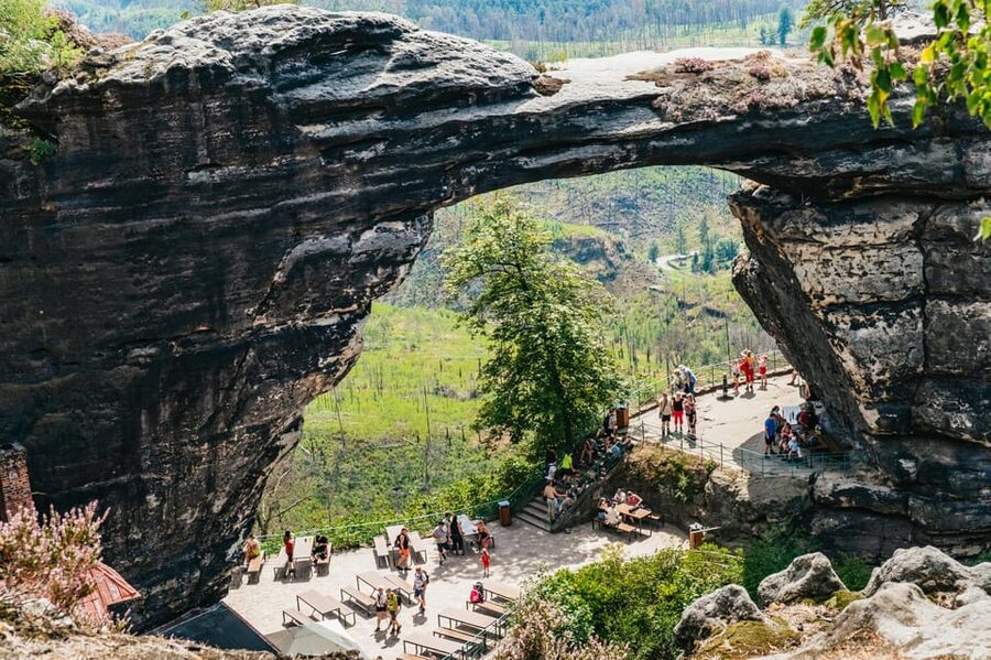 From Prague: Bohemian & Saxon Switzerland Iconic Day Trip - Tisa Rocks: the most adventurous walking