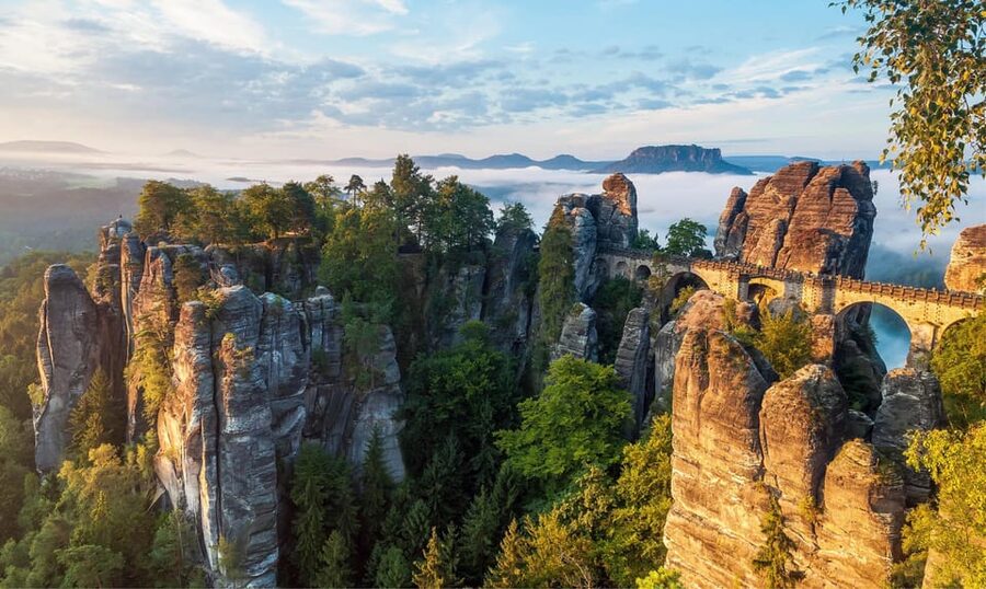 From Prague: Terezin Camp and Bohemian Switzerland Day Trip - A day that moves from Terezín to Bastei