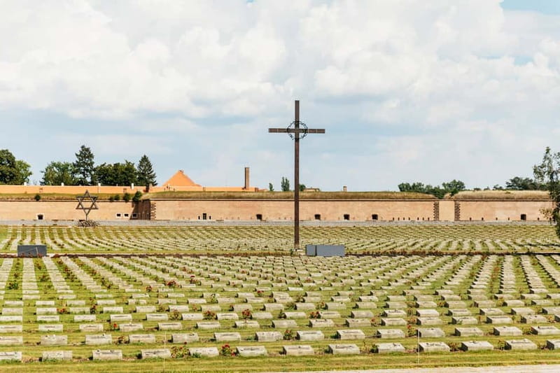 From Prague: Terezin Concentration Camp Guided Tour w/ Audio - Meeting the Blue and White Umbrella