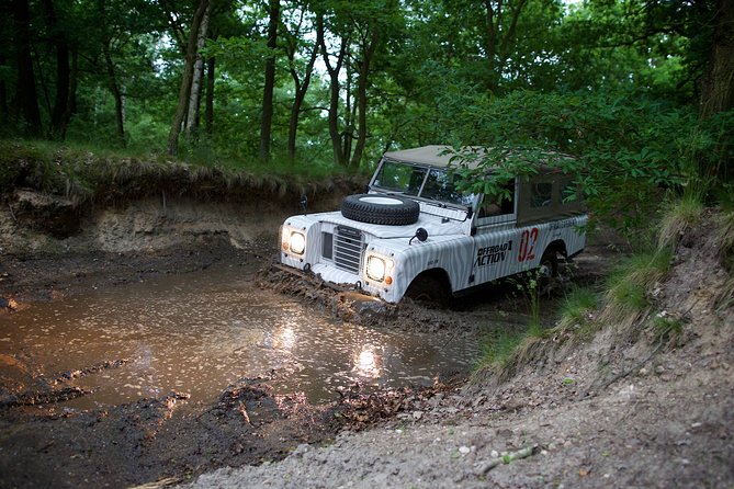 Full-day Land Rover driving off-road experience Prague - From Prague streets to the Milovice driving base