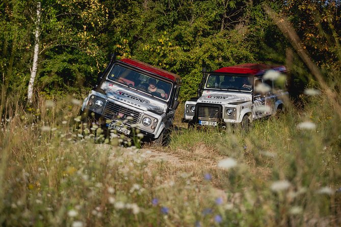 Full-day Land Rover driving off-road experience Prague - Four hours across hills, gullies, and mud