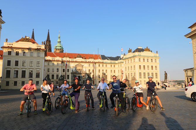 Grand City Tour of Prague on Cruiser e-Bikes or e-Scooters - Why this private Prague ride works well
