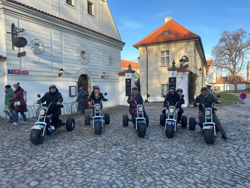 Grand City Tour on Electric Trike in Prague - Live Guided - Old Town Square and the ride back