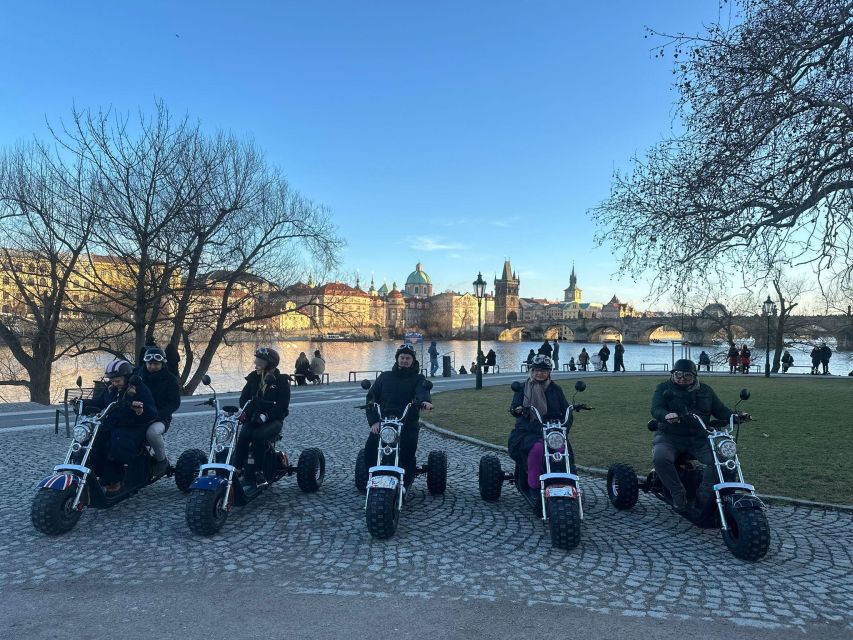 Grand City Tour on Electric Trike in Prague - Live Guided - Letná Park and the Prague Metronome