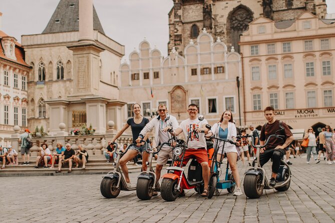Guided sightseeing e-scooter tour of Prague: 2 hours - Prague Castle from Hradčany Square