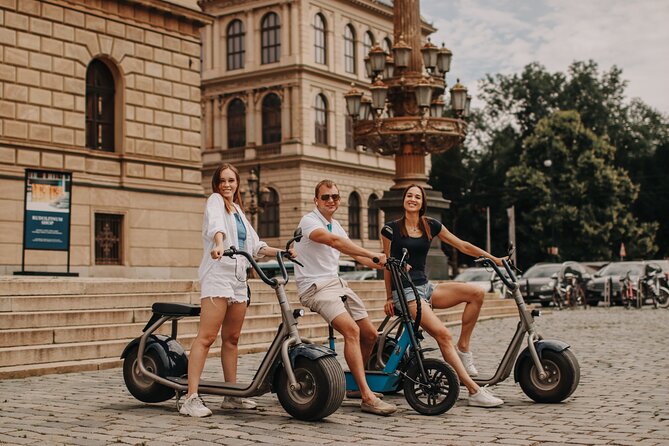 Guided sightseeing e-scooter tour of Prague: 2 hours - What you are paying for at $78.44