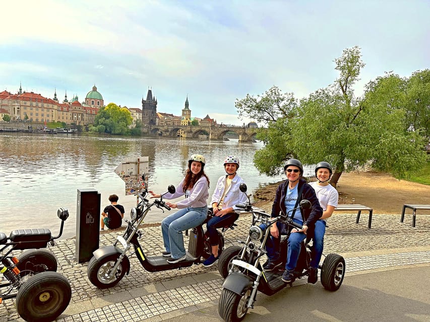 Heart of Prague tour on Tricycle electric scooter - Prague Castle and Strahov Monastery