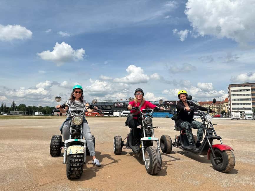 Heart of Prague tour on Tricycle electric scooter - Returning through Lesser Town
