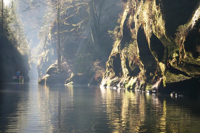 Hiking in Bohemian Switzerland - a day trip from Prague - Rock formations and the Czech lunch stop