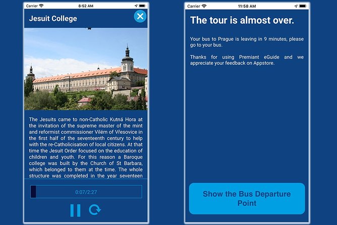 Karlovy Vary - Premiant eGuide APP - How the price compares with the freedom you get