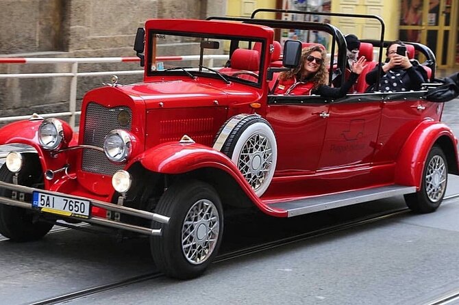 Karlstejn Castle in Vintage Convertible Car - Is $677.02 good value?