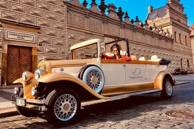 Kutná Hora Medieval Town in Vintage Cabrio car - Sedlec Ossuary: a powerful first stop