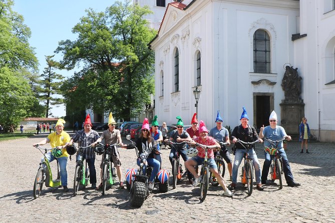 Live-Guided 180 min Glorious e-Scooter and eBike tour - Kampa, the Lennon Wall, and Charles Bridge