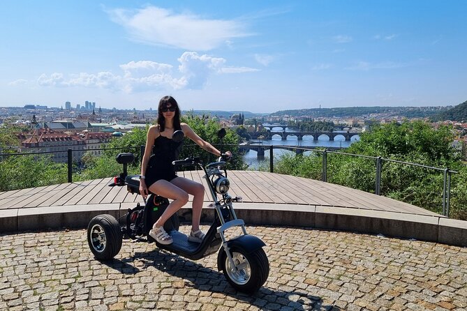 Live-Guided ️Trike-Harley️ Viewpoints tour of Prague - Lennon Wall and Kampa Island