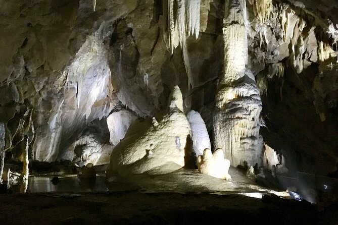 Moravian Karst Cave Private Guided Tour - The dry section, limestone formations, and cave history