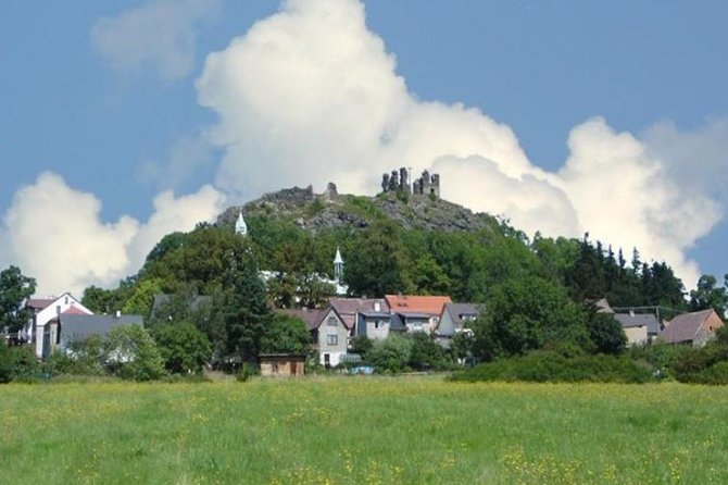 Moser Glassworks and Jan Becher Museum and Karlovy Vary Private Tour from Prague - Andělská Hora adds a worthwhile castle stop