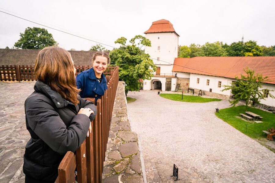 Ostrava: Entrance to Silesian Ostrava Castle - Taking Your Time in the Courtyard and Tower