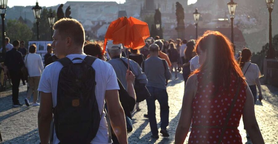 Panoramic Views of Prague Evening Walking Tour - Petřín Hill and the public transfer ticket